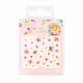 Souza Nail Stickers Flowers Pink