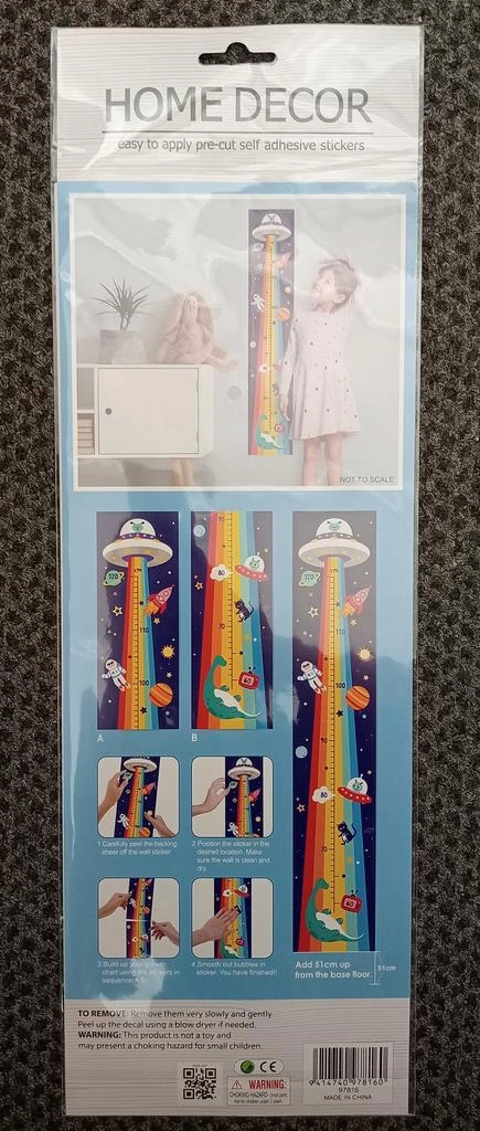 Space Height Chart