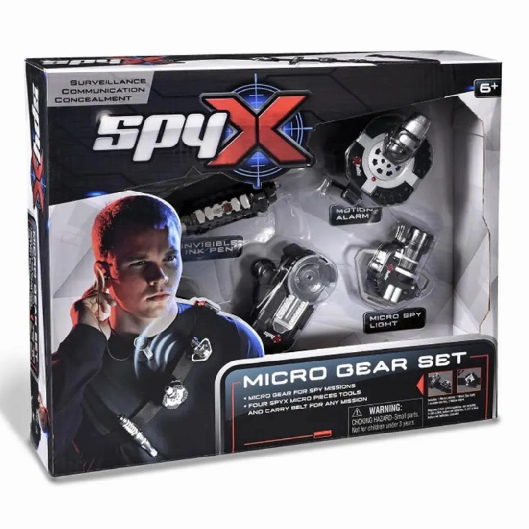 SpyX - Micro Gear Set - 4 Must-Have Spy Tools Attached to an Adjustable Belt