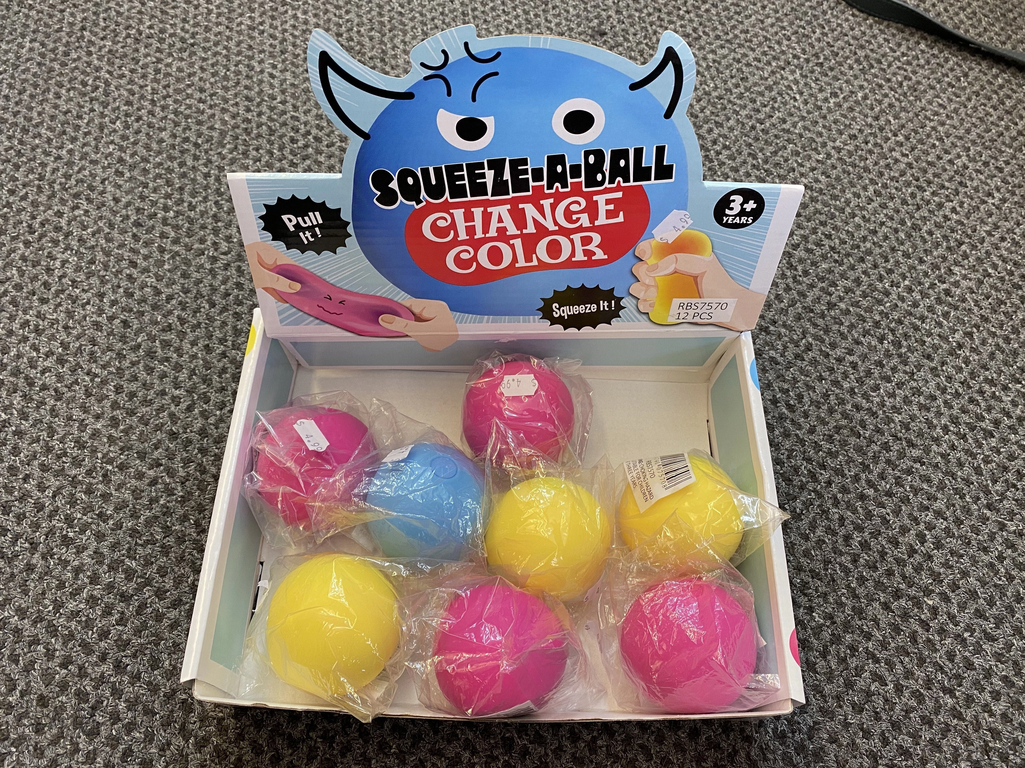 Squishy Ball colour changing