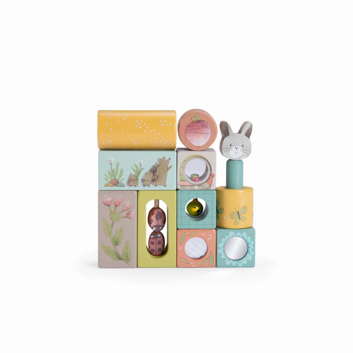 Stack-Up Activity Cubes - Trois Petits Lapins