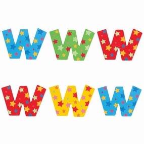 Star Letter W (One Supplied)