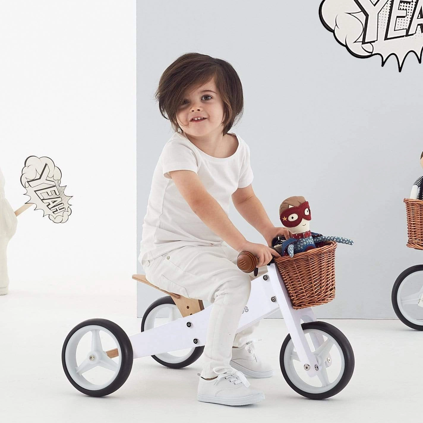 Steel 2 in 1 Trike with Carry Strap Bundle