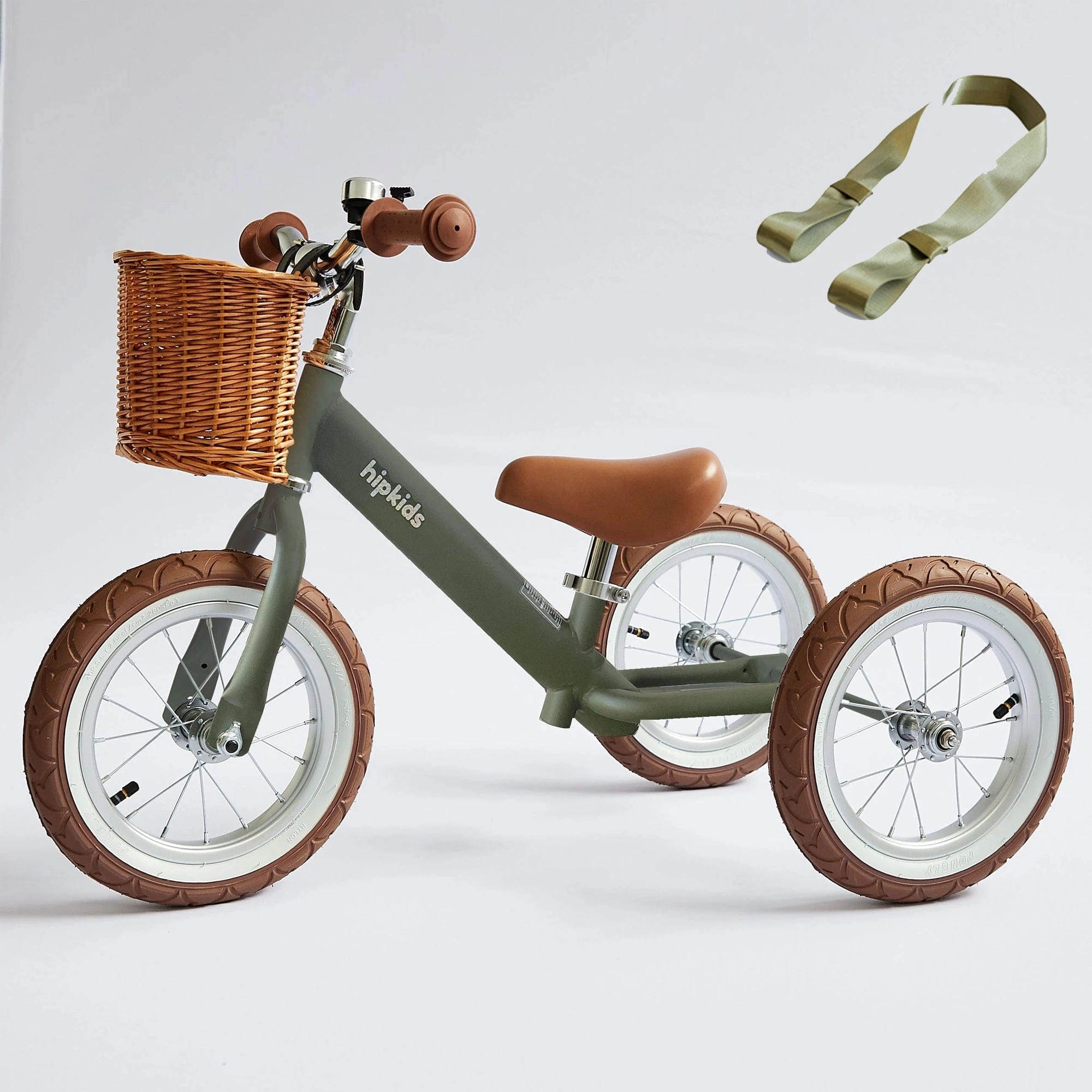 Steel 2 in 1 Trike with Carry Strap Bundle