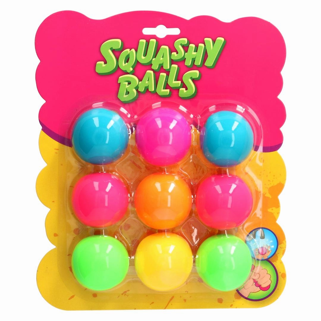 Sticky Squashy Balls 6-Piece Set