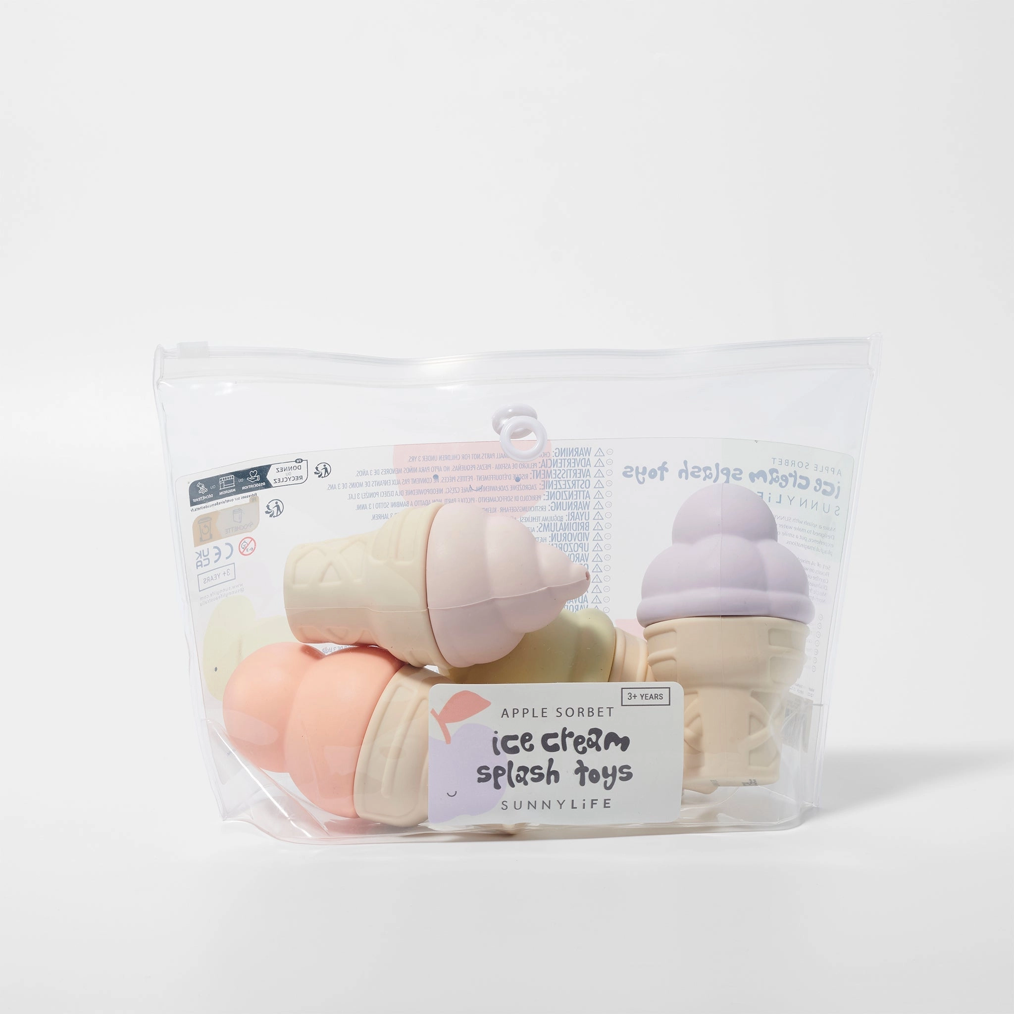 SUNNYLiFE Ice Cream Splash Toys Apple Sorbet Multi