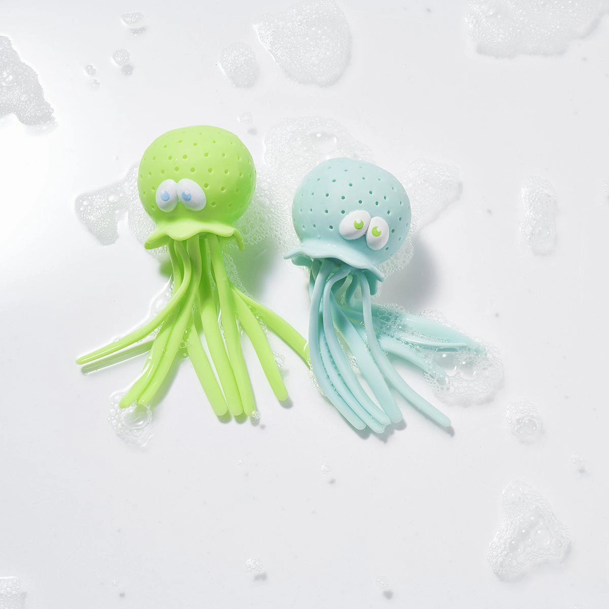 SUNNYLiFE Octopus Bath Toys Mint/Baby Blue Set of 2