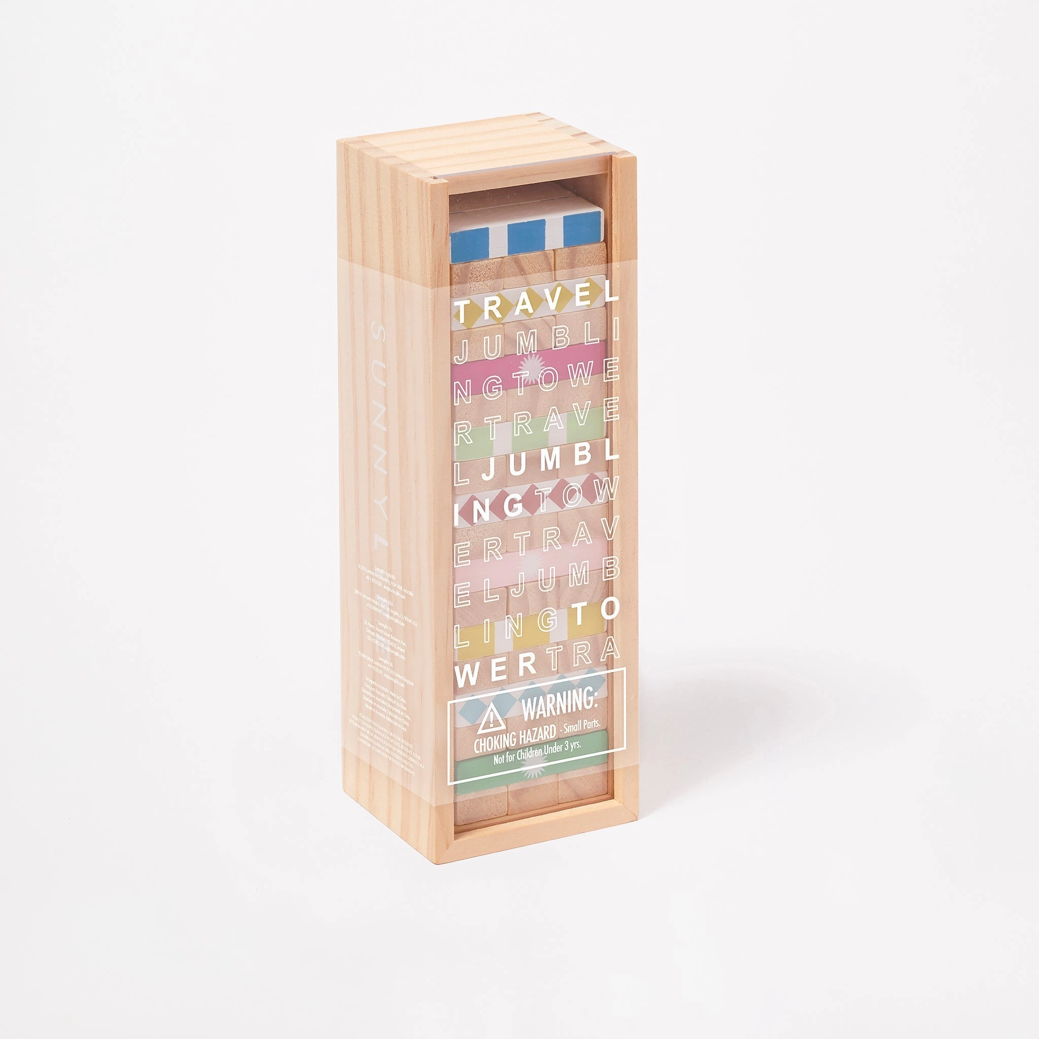 SUNNYLiFE Travel Jumbling Tower Majorelle