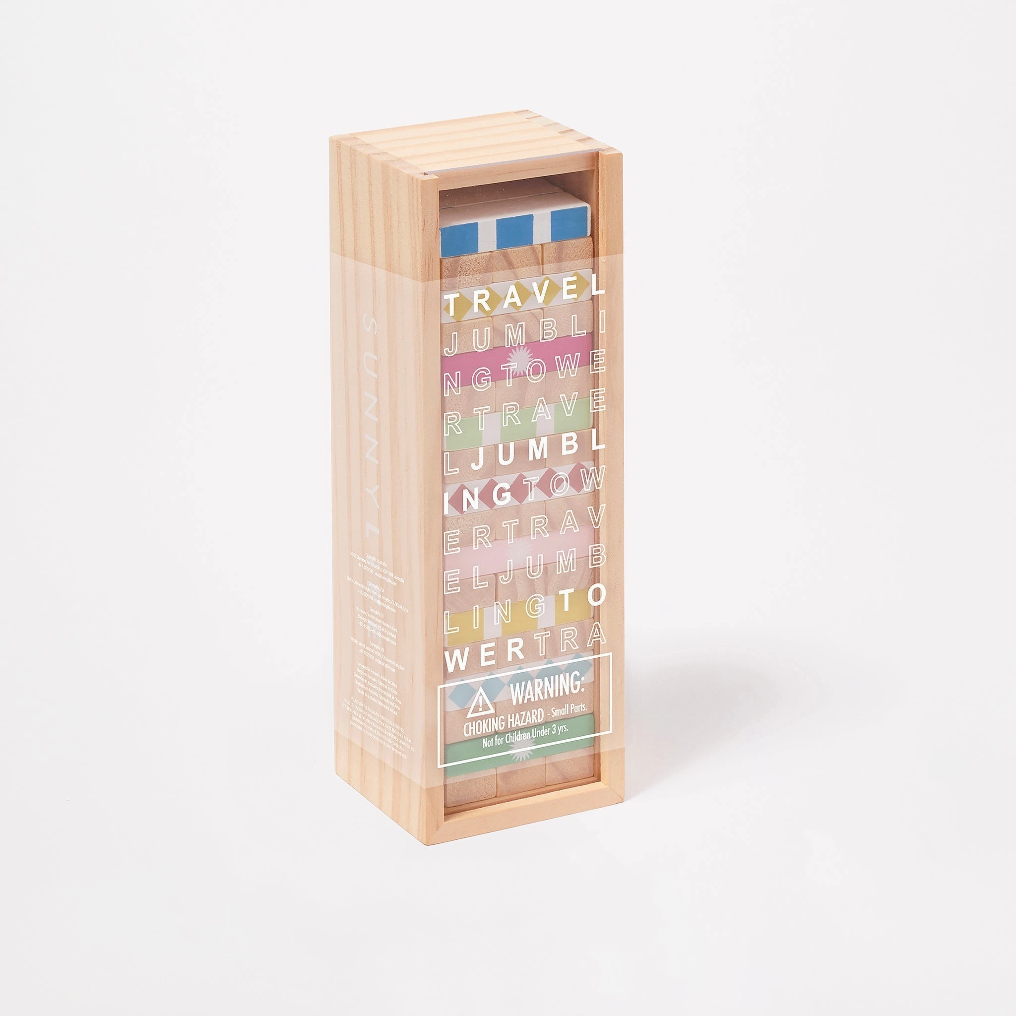 SUNNYLiFE Travel Jumbling Tower Majorelle