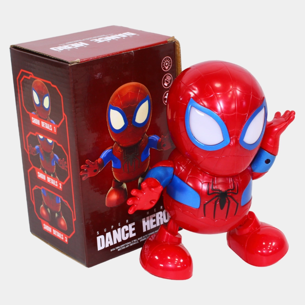 Superhero Dancing Spider-Man Action Figure  Lights & Music