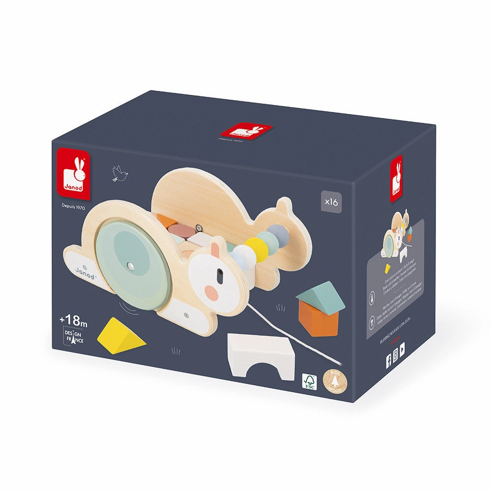 Sweet Cocoon - Pull-along Snail Cube Trolley