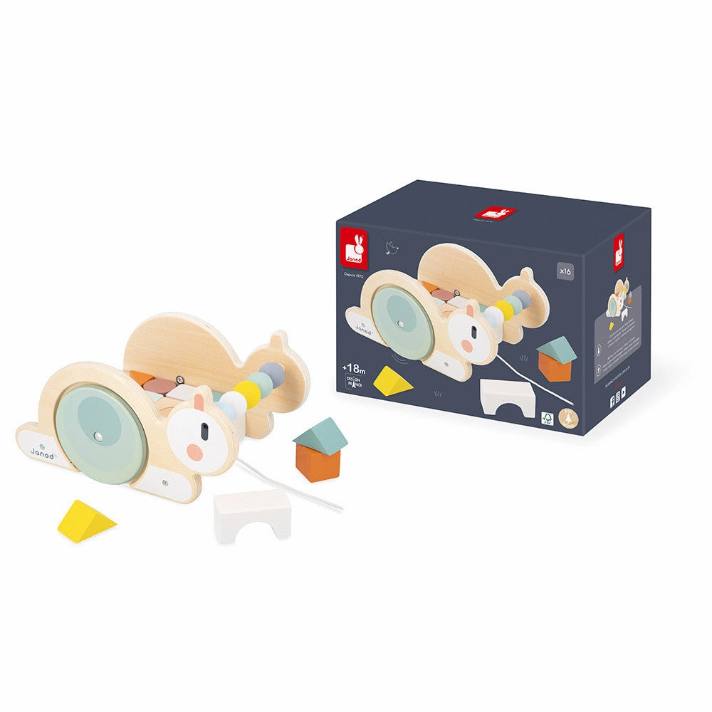 Sweet Cocoon - Pull-along Snail Cube Trolley