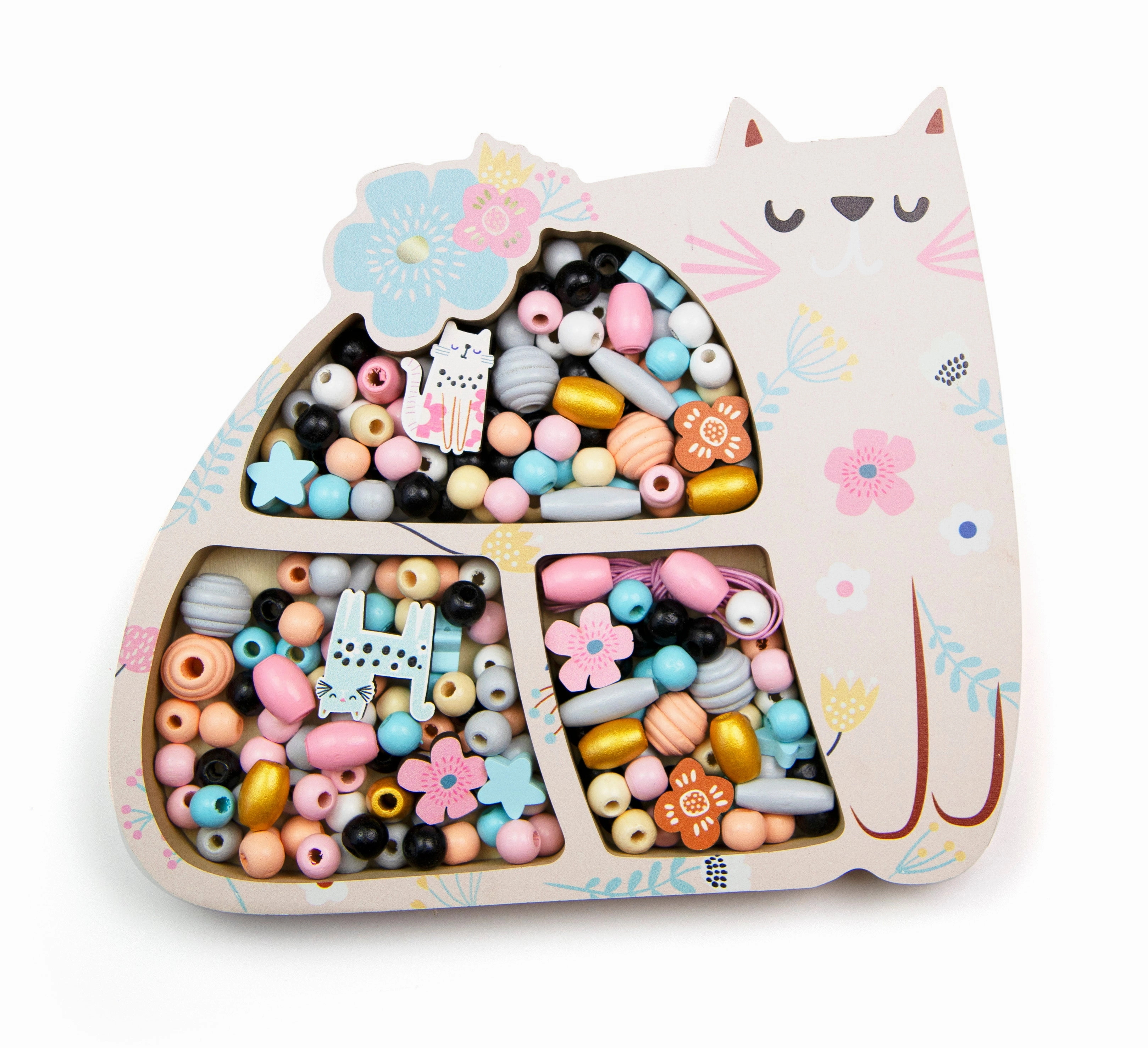 Sycomore Cat Wooden Beads