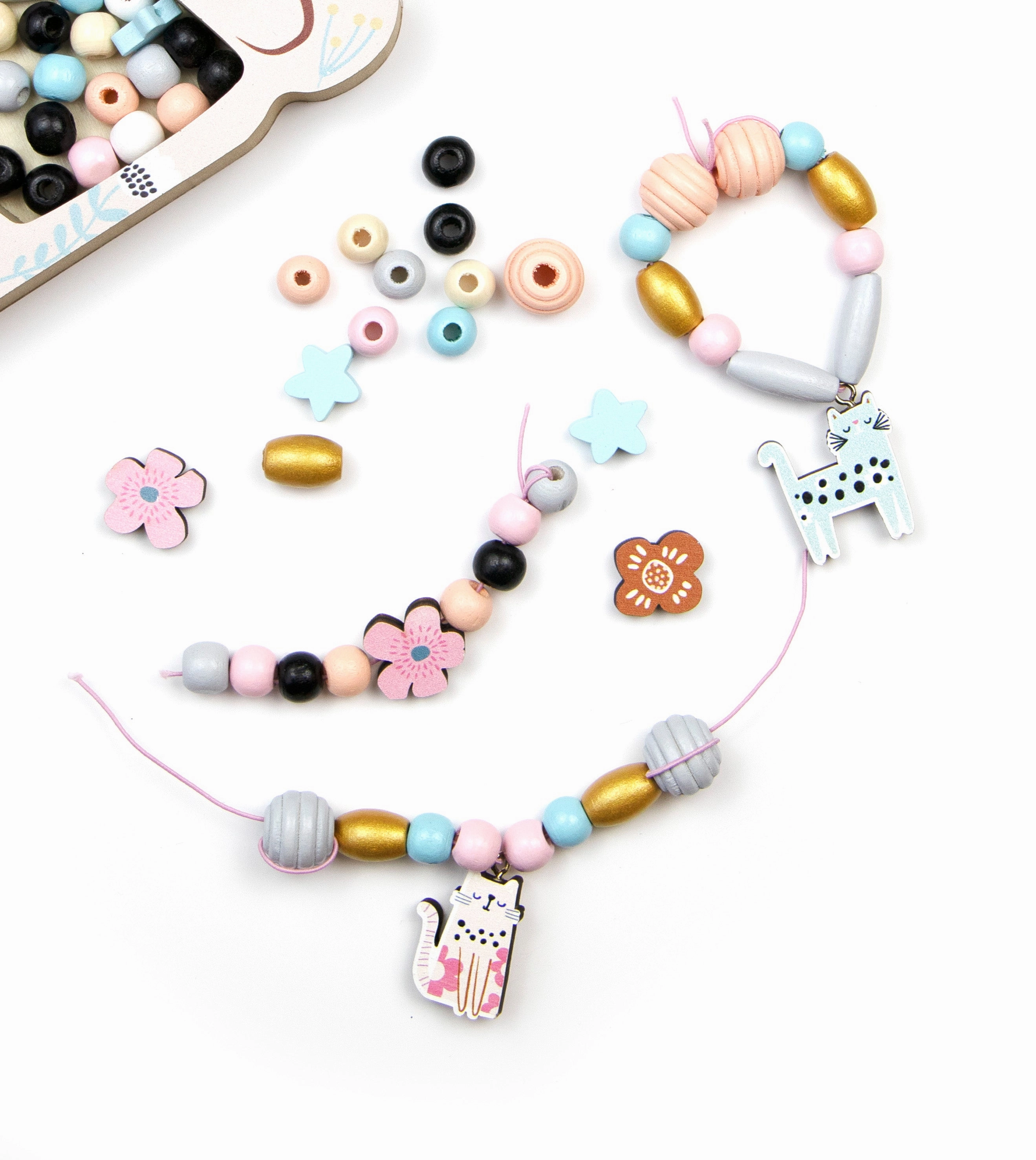 Sycomore Cat Wooden Beads