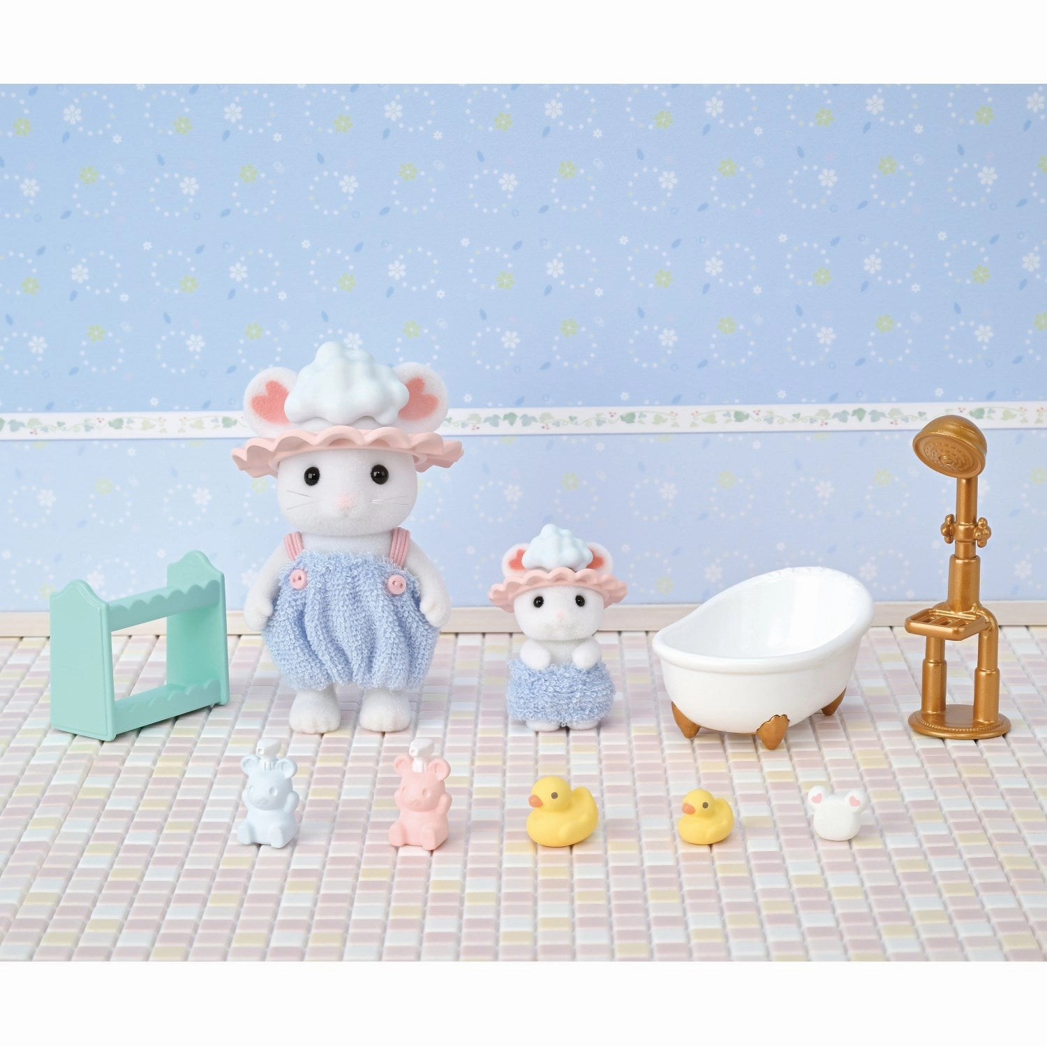Sylvanian Families? Bath Time Bubble Siblings