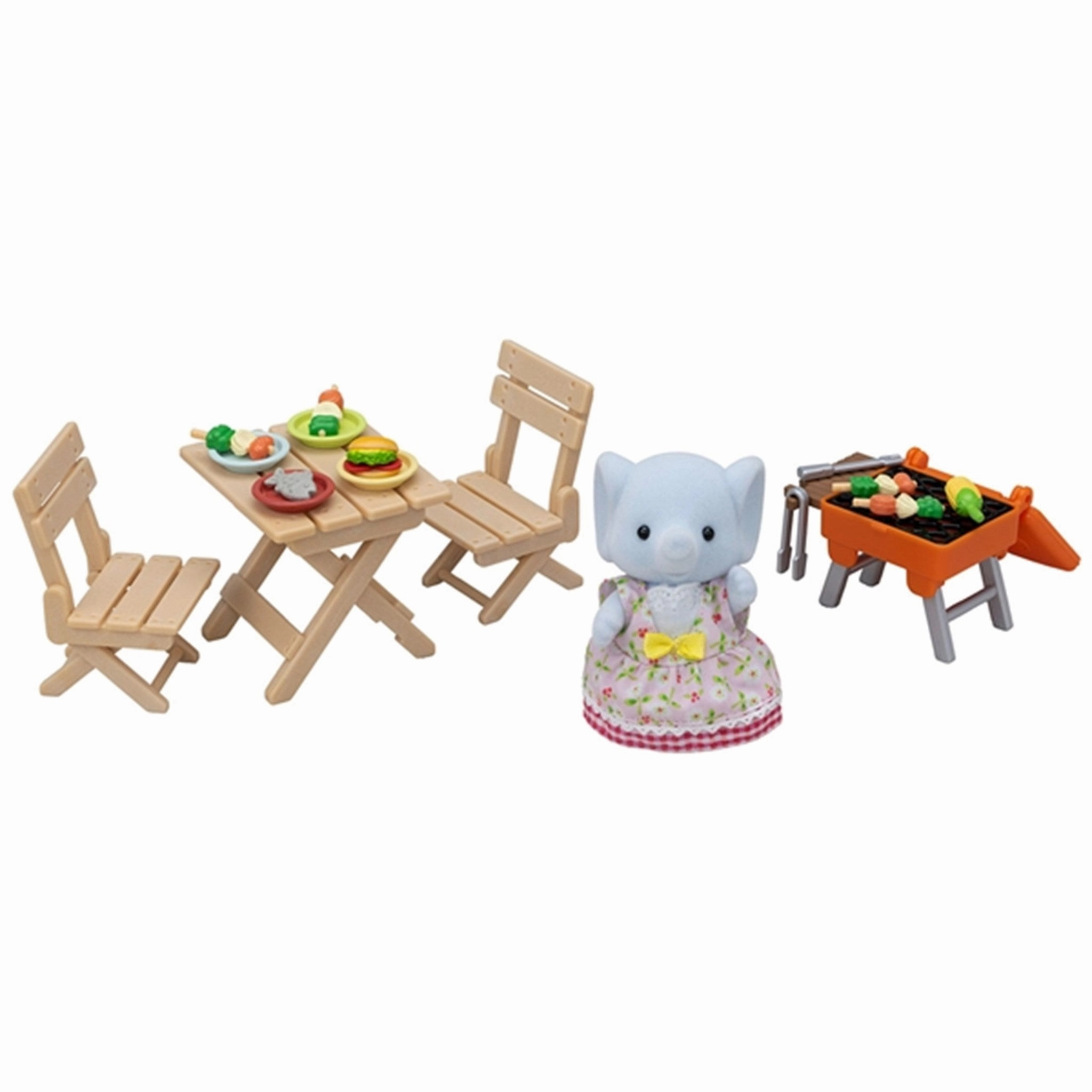 Sylvanian Families? BBQ Picnic Set Elephant Girl