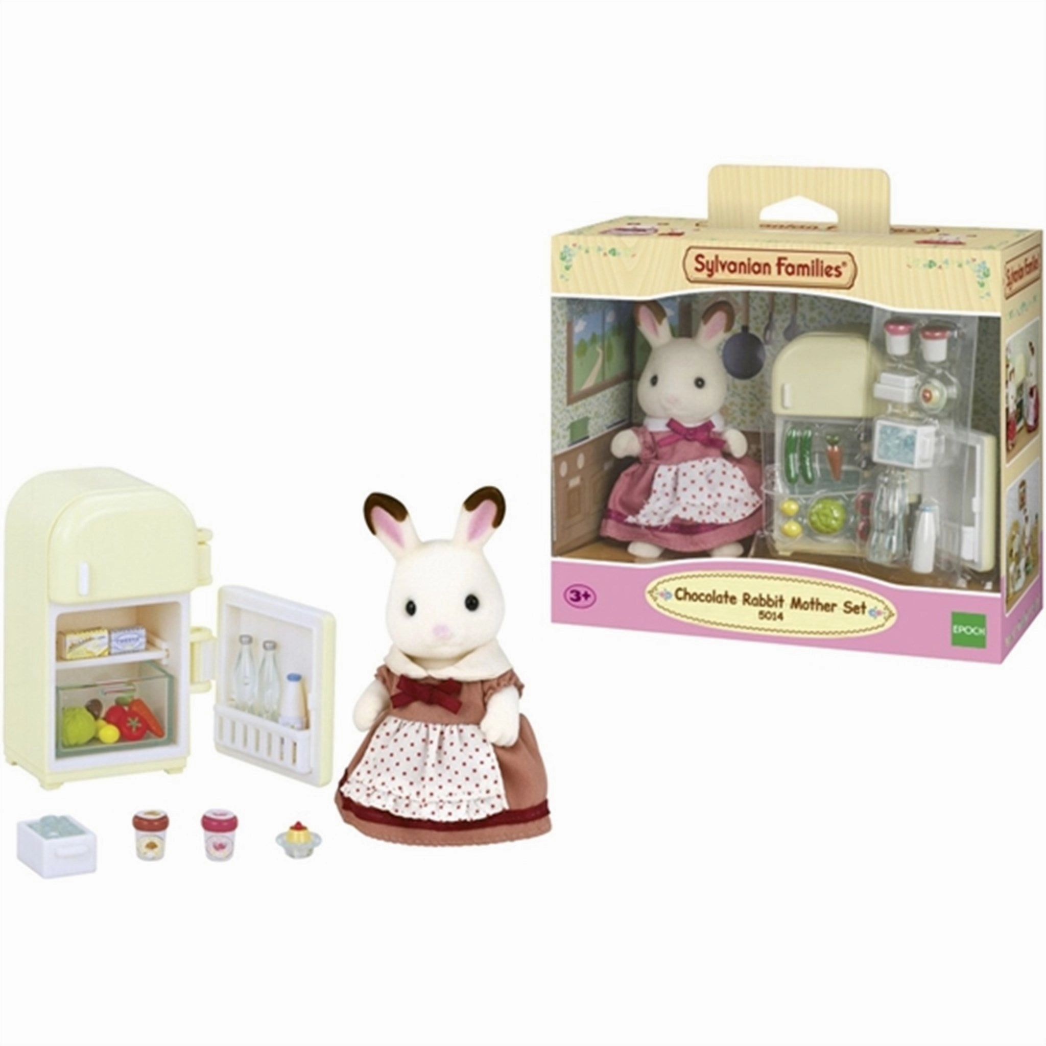 Sylvanian Families? Chocolate Rabbit Mother Set (Fridge)