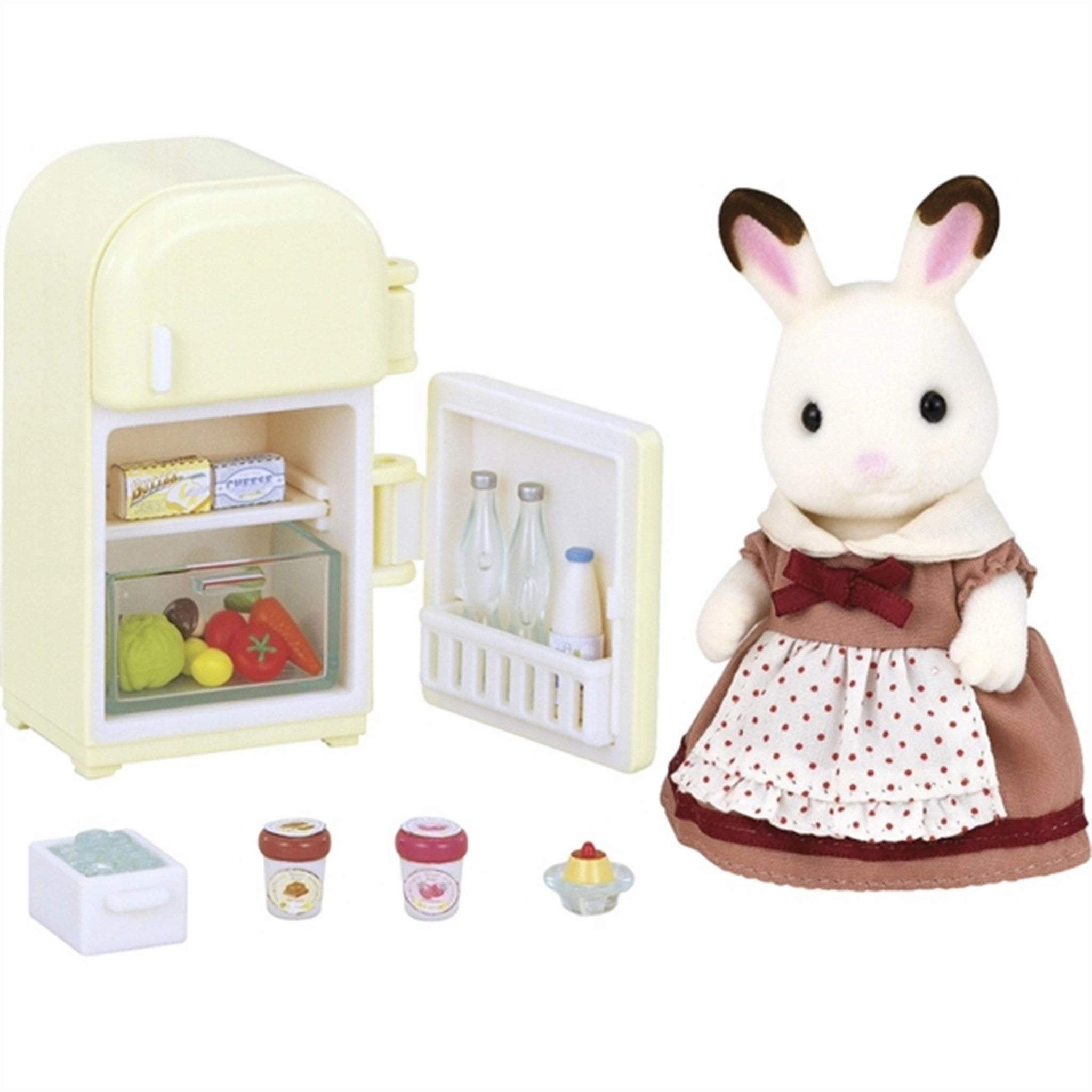 Sylvanian Families? Chocolate Rabbit Mother Set (Fridge)