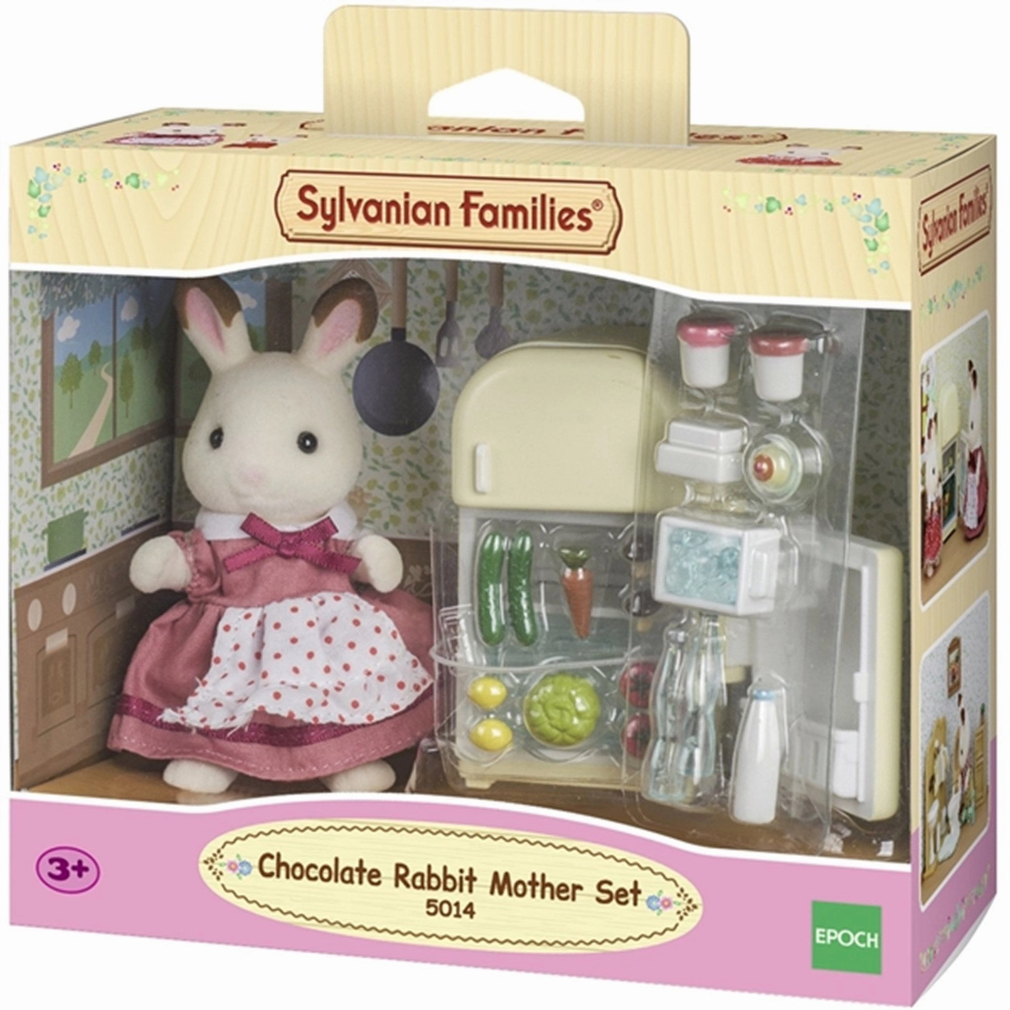 Sylvanian Families? Chocolate Rabbit Mother Set (Fridge)