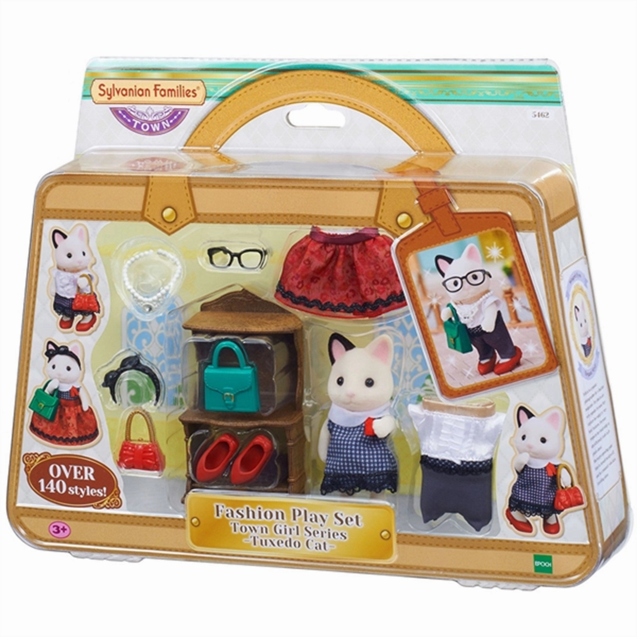 Sylvanian Families? Fashion Play Set Town Girl Series Tuxedo Cat