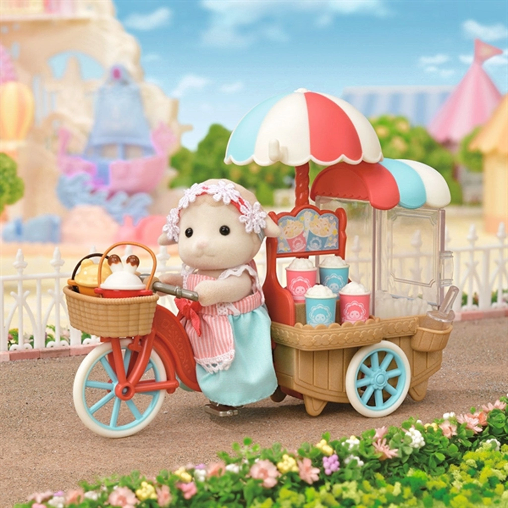 Sylvanian Families? Popcorn Delivery Service With Figur