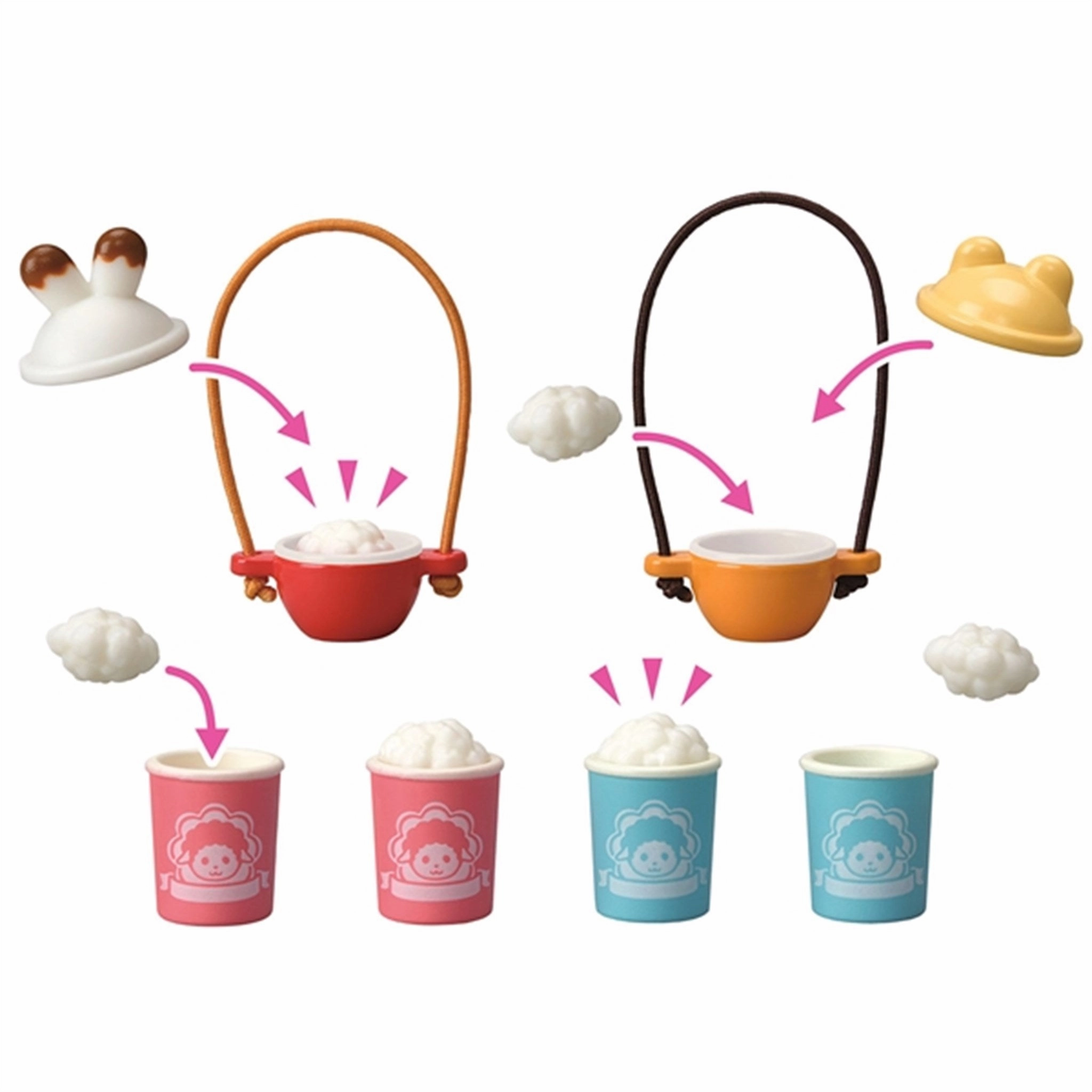 Sylvanian Families? Popcorn Delivery Service With Figur