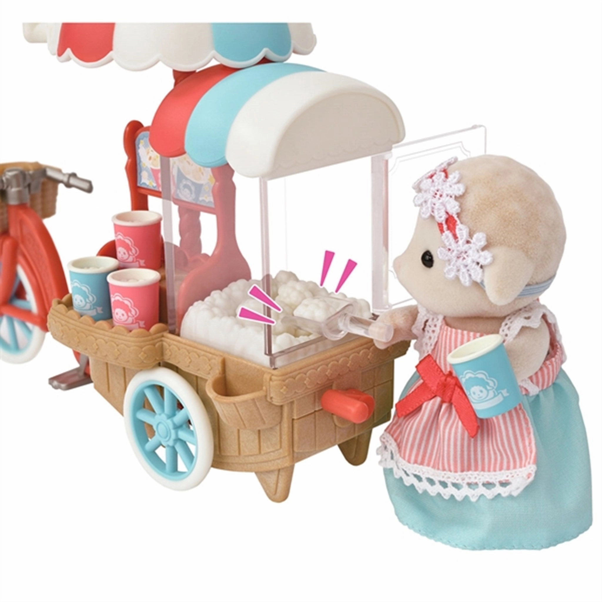 Sylvanian Families? Popcorn Delivery Service With Figur