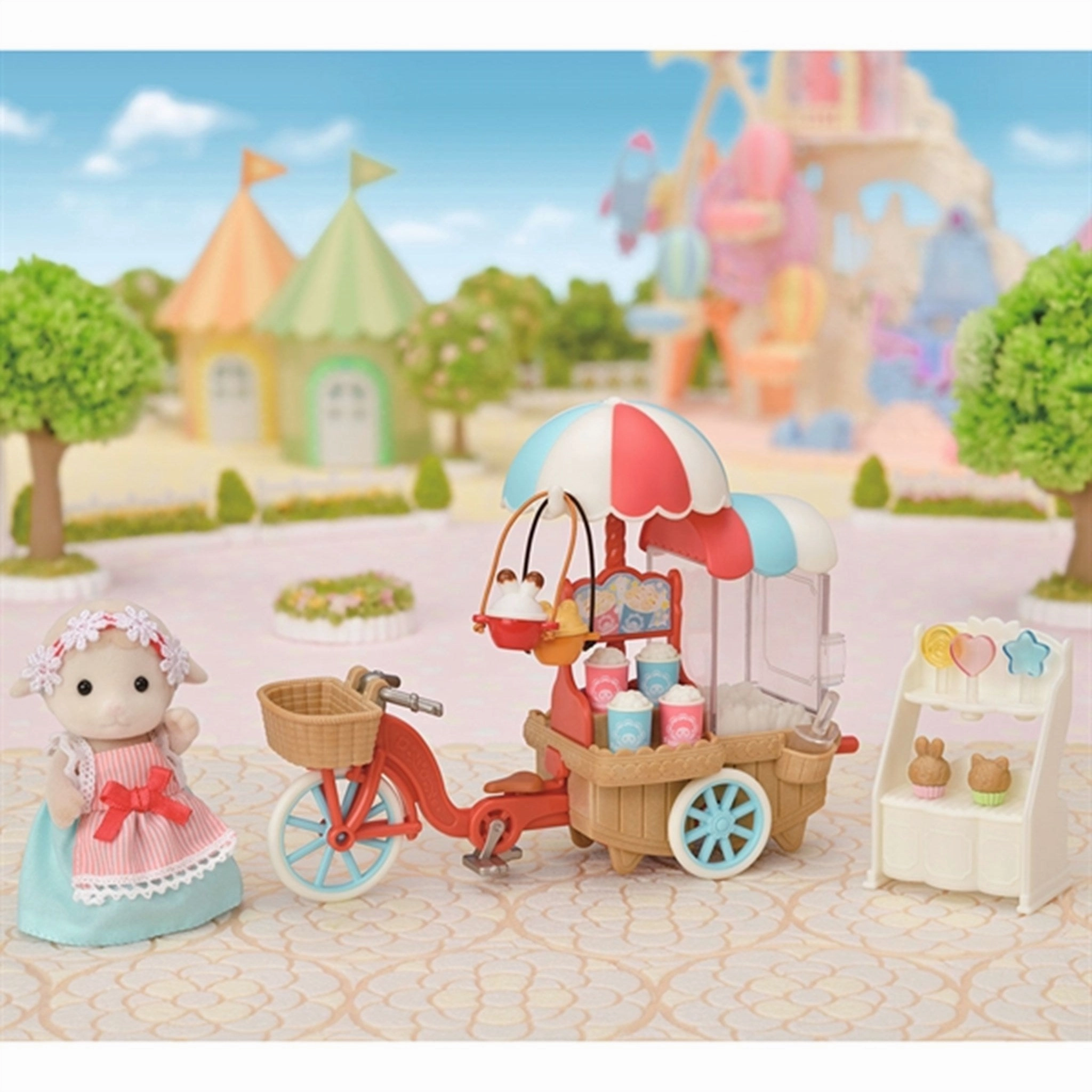Sylvanian Families? Popcorn Delivery Service With Figur