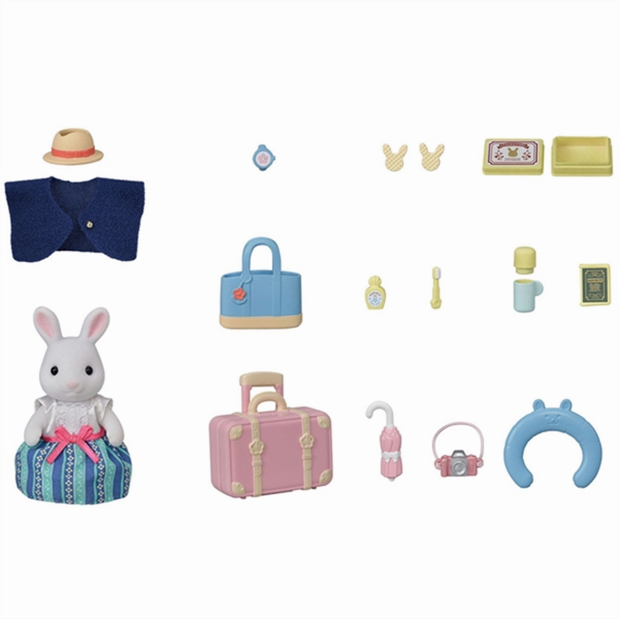 Sylvanian Families? Weekend Travel Set Snow Rabbit Mother