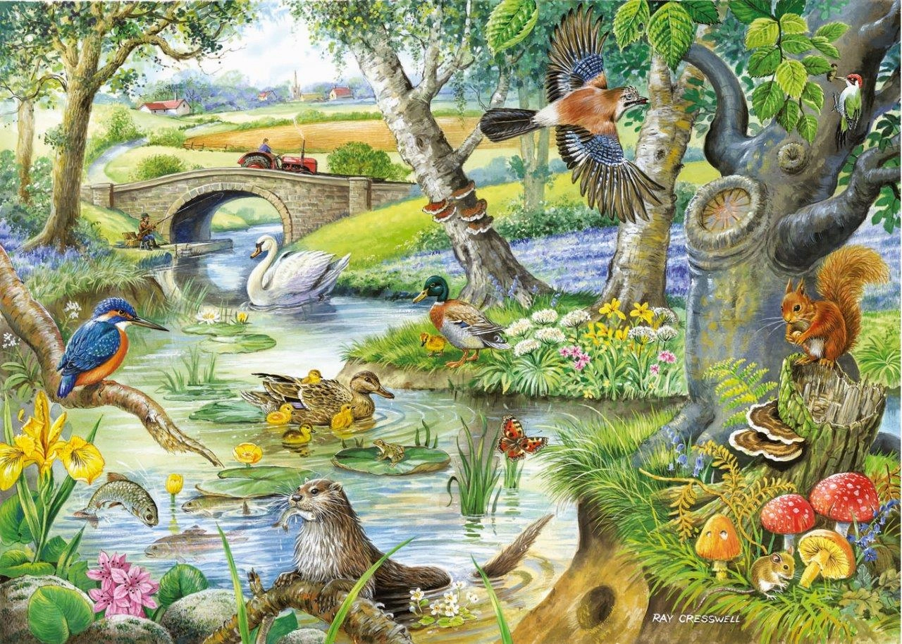 Tales Of The River - BIG 500 Piece Jigsaw Puzzle