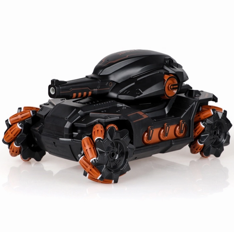 Tank Fight Water Bullet Launch 2.4G Remote Control Car 360 Degree Spin RC Car