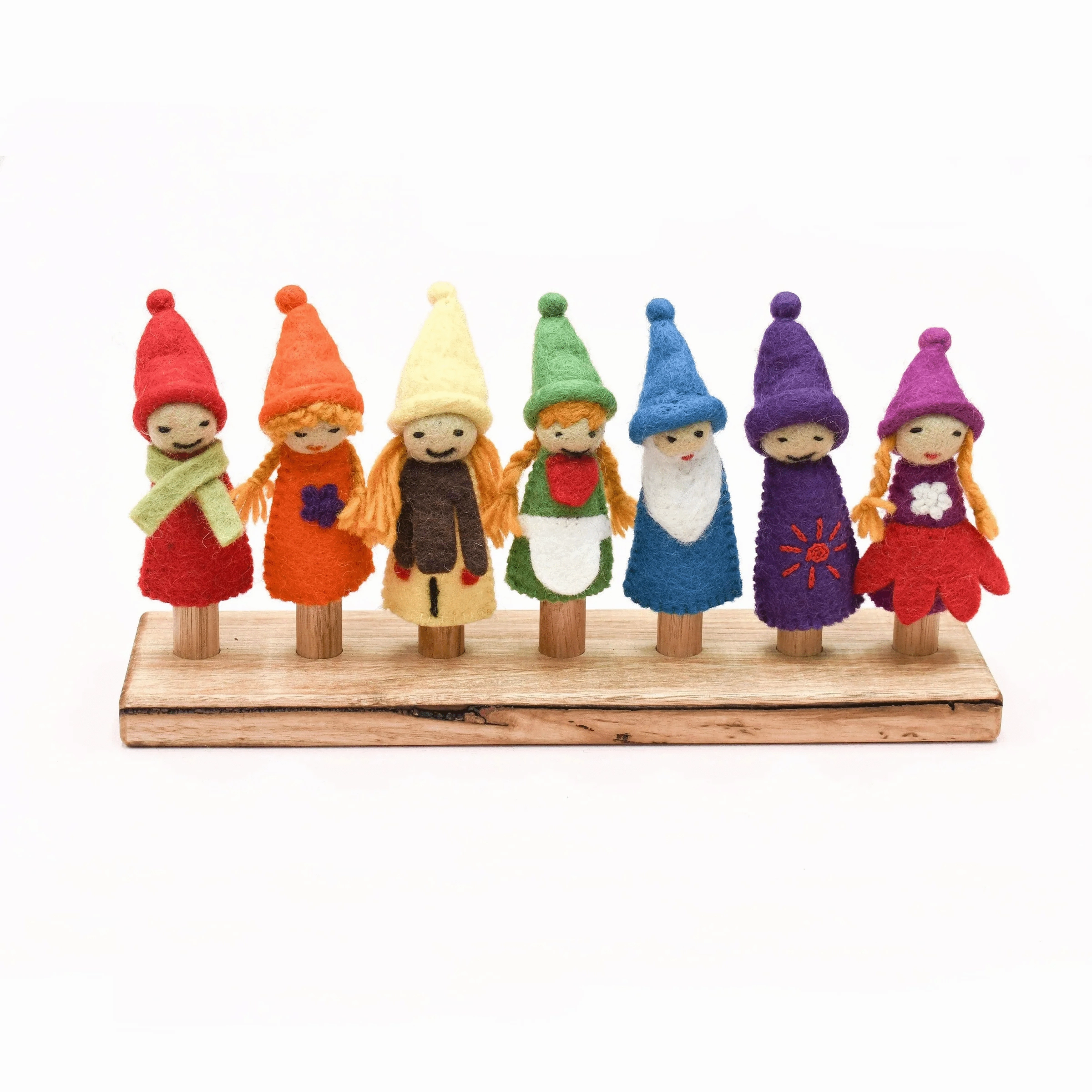 Tara Treasures Finger Puppet Stand 7 rods