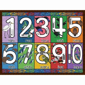 Te Reo Maori tray Puzzle - Nga Tau Numbers
