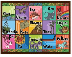 Te Reo Maori tray Puzzle - Te Arapu Maori Alphabet