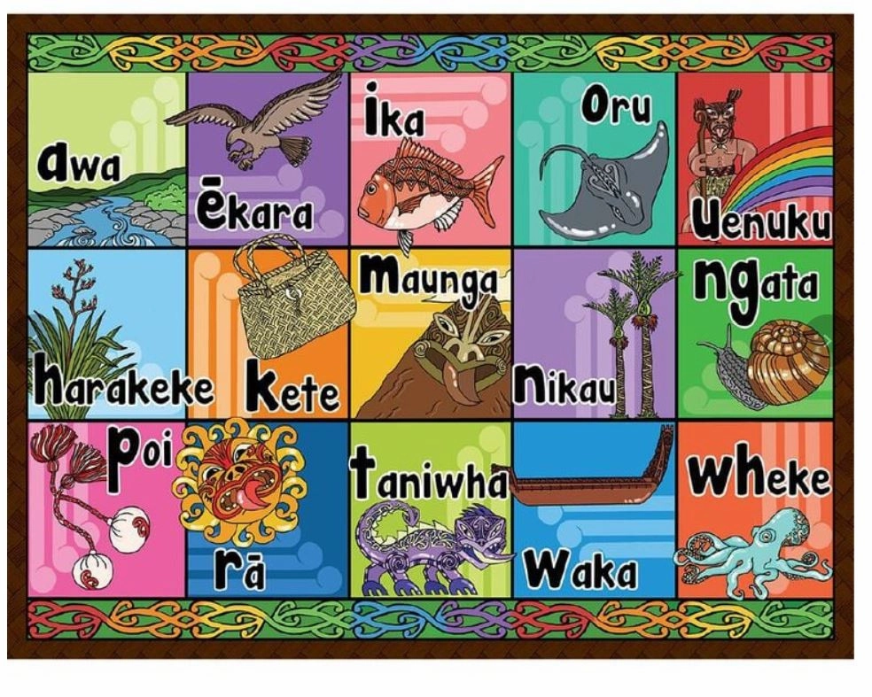 Te Reo Maori tray Puzzle - Te Arapu Maori Alphabet