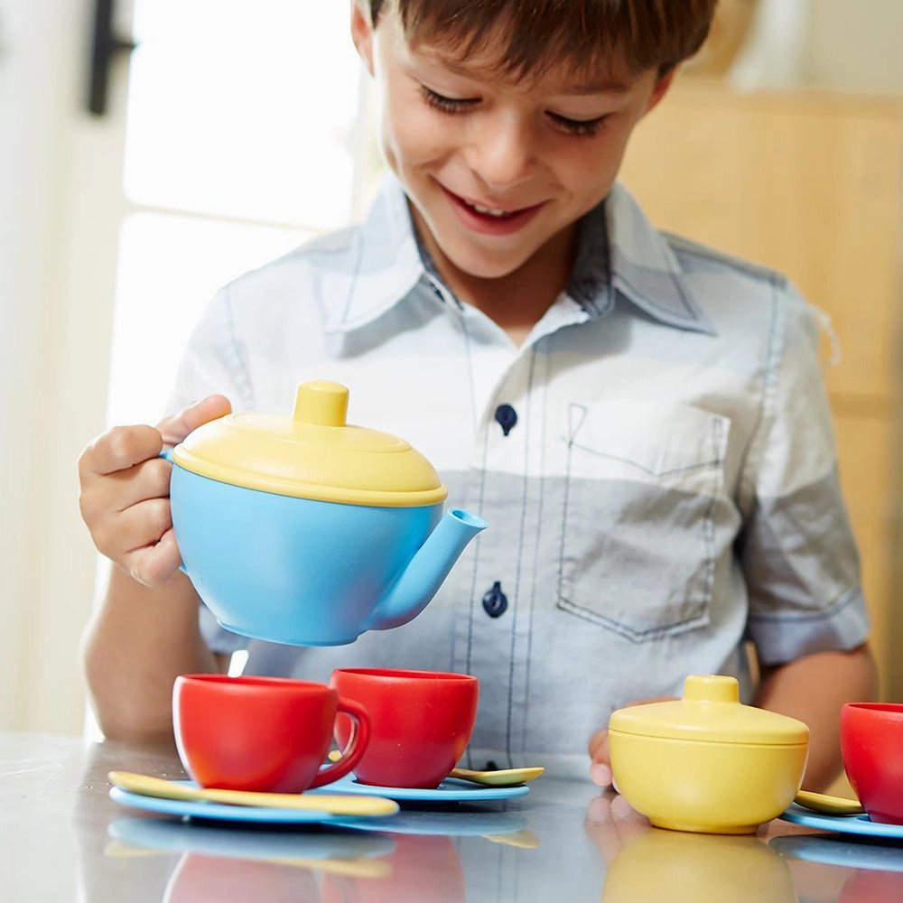 Tea Set (Blue Teapot)