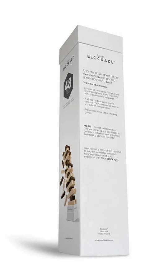 Team Blockade jenga