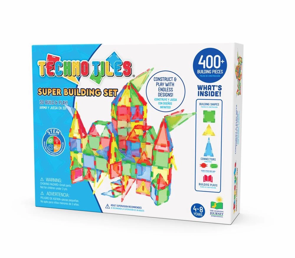 Techno Tiles Super 400 piece Building Set