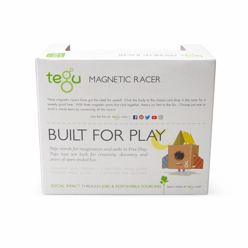 Tegu Magnetic Teal-Yellow Poppy Racer