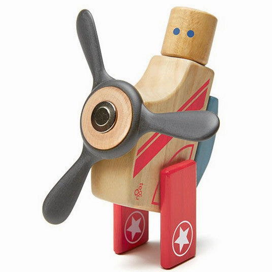 Tegu Stunt Team Looper Magnetic Wooden Block