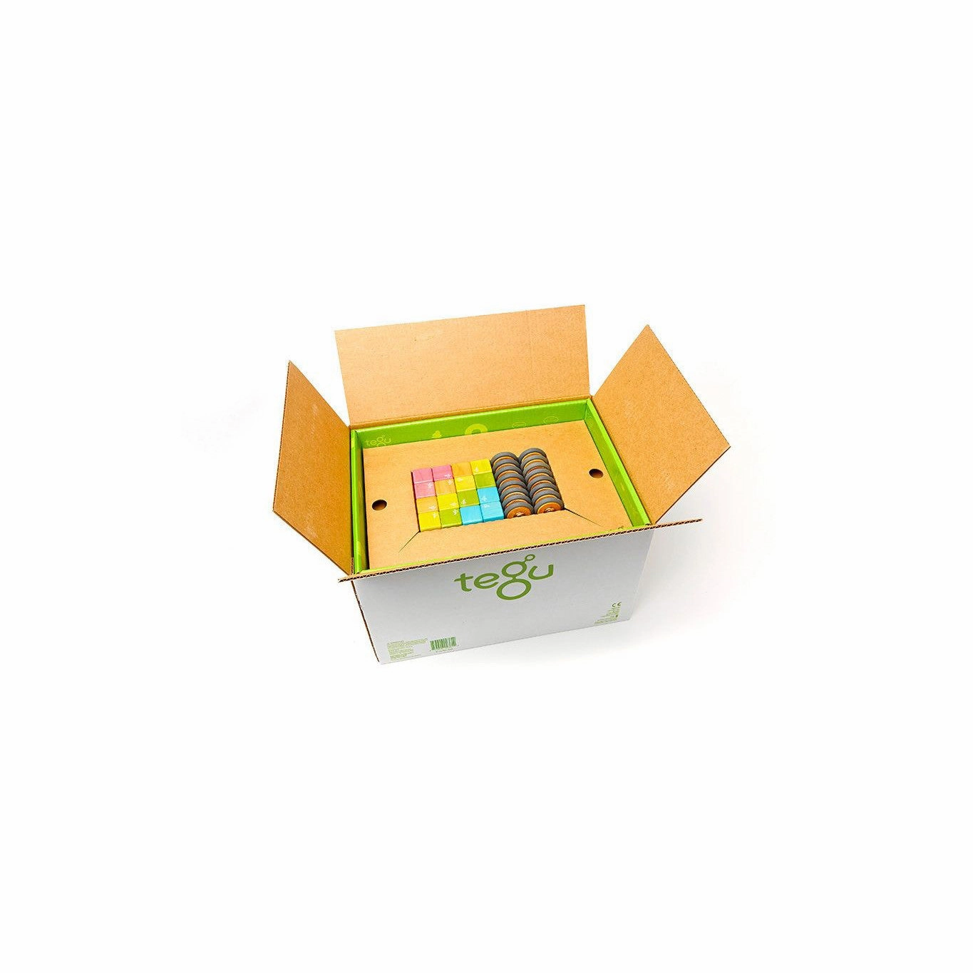 Tegu The Classroom Kit 130 Magnetic Wooden Blocks