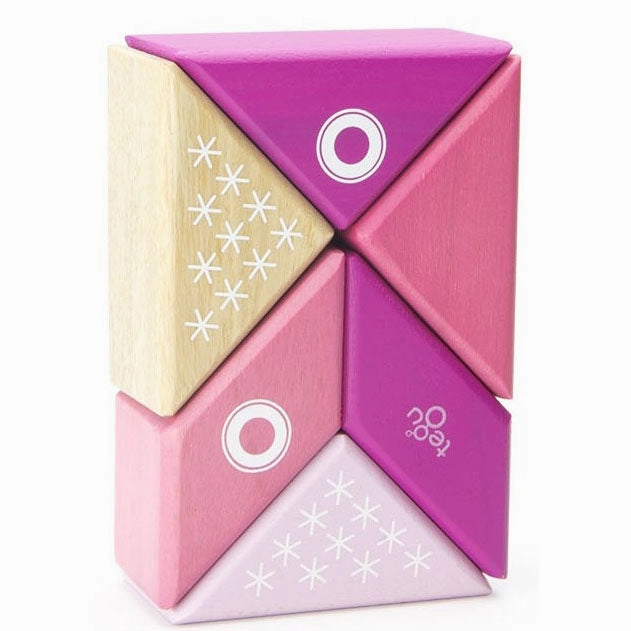 Tegu Travel Pal Kitty Magnetic Wooden Blocks