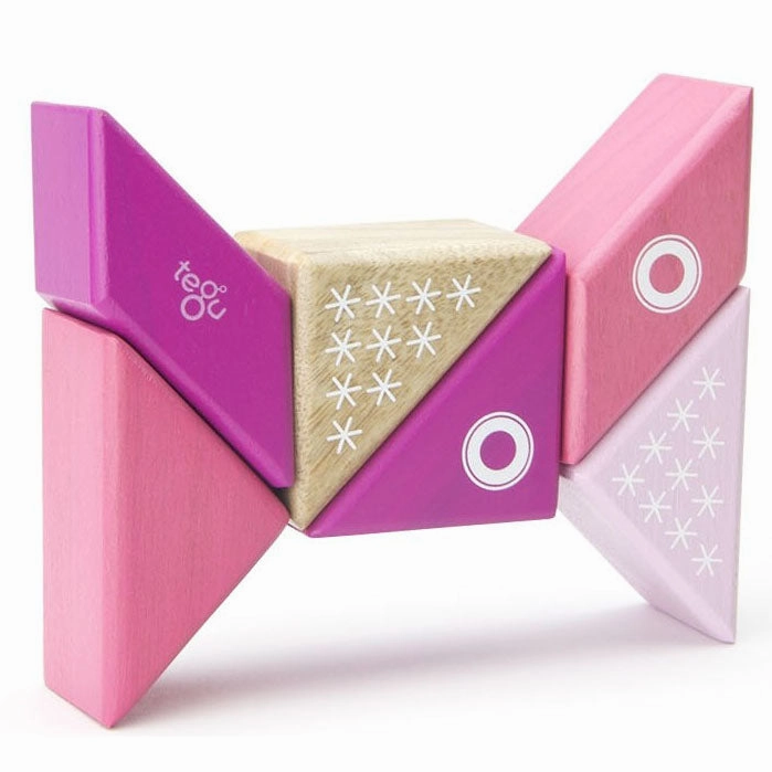 Tegu Travel Pal Kitty Magnetic Wooden Blocks