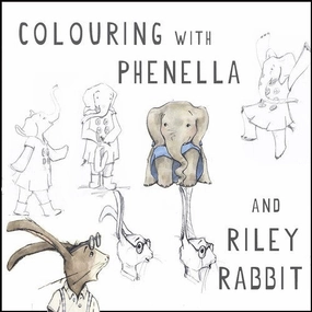 The Book Jar Colouring with Phenella and Riley Rabbit