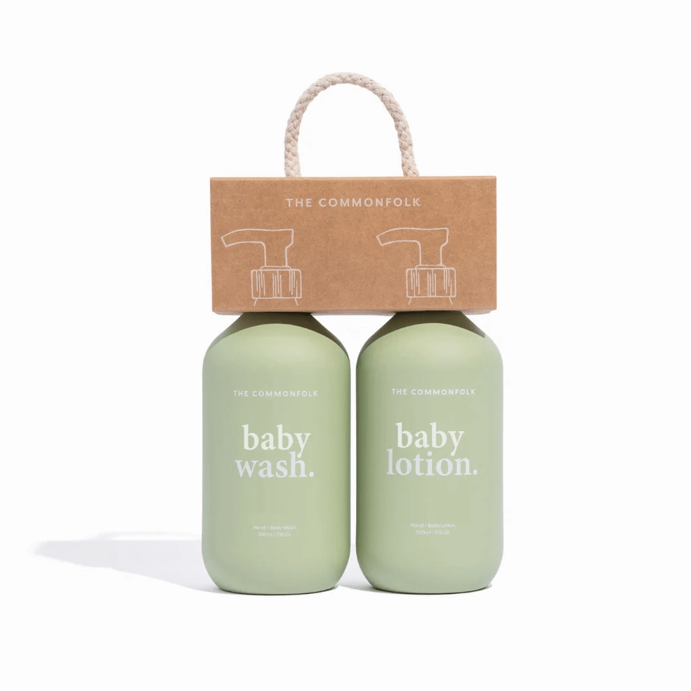 The Commonfolk Collective BABY Wash   Lotion Kit - Keep It Simple / Sage