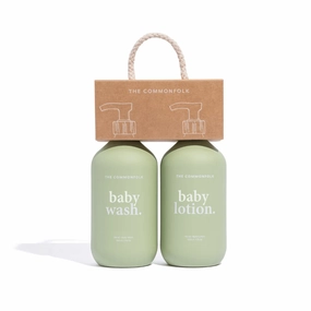 The Commonfolk Collective BABY Wash   Lotion Kit - Keep It Simple / Sage