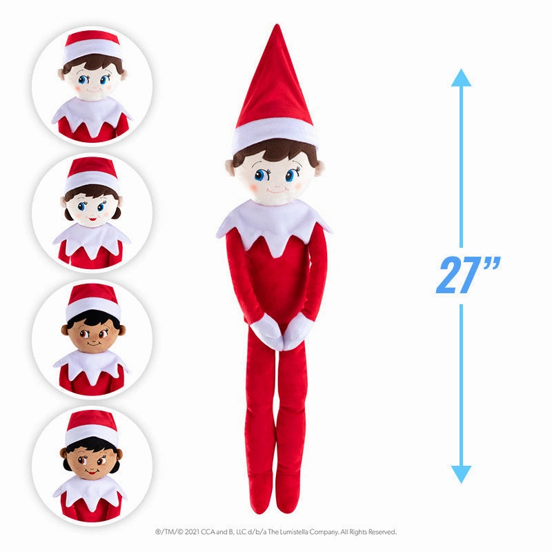 The Elf on the Shelf Plushee Pals Huggable - Boy - Dark Tone 27"