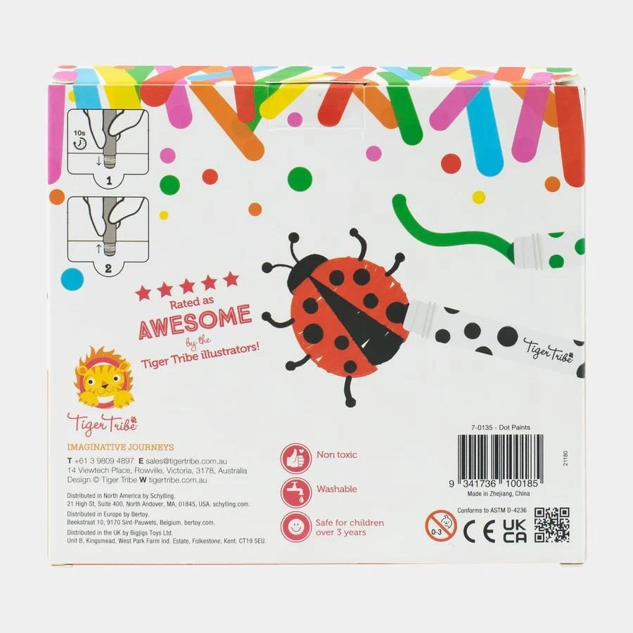 Tiger Tribe Dot Paints