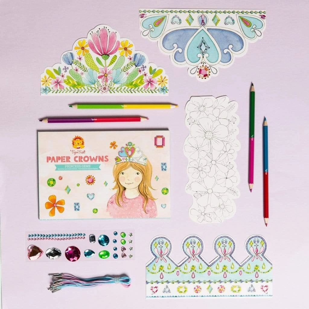 Tiger Tribe Paper Crowns-Princess Gems