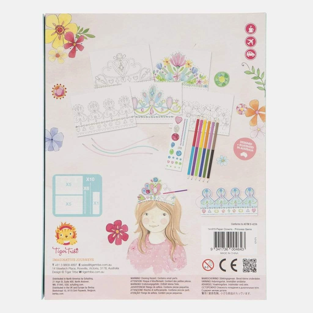 Tiger Tribe Paper Crowns-Princess Gems